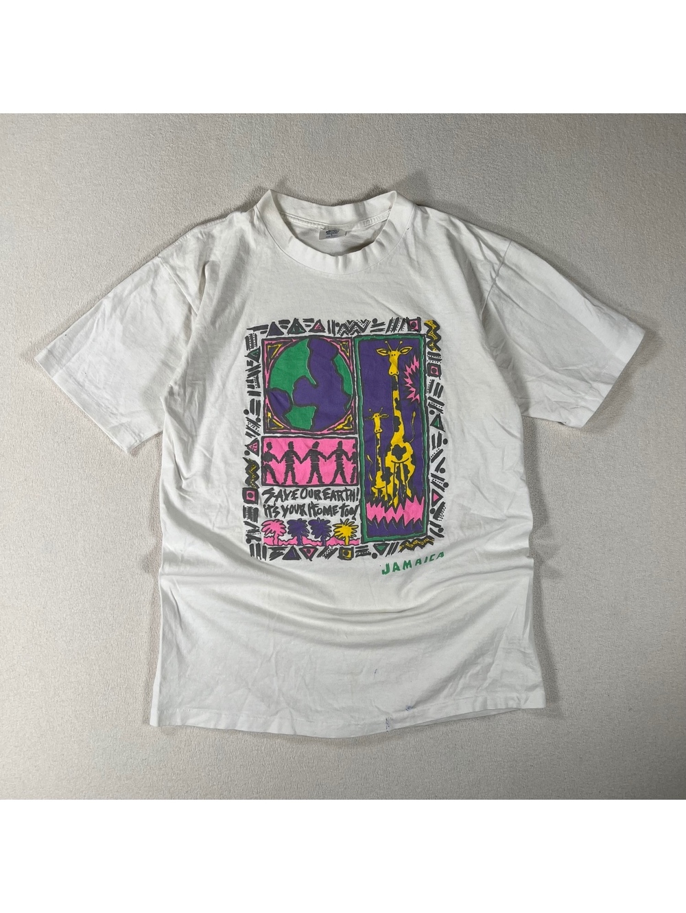 Vintage “Save Our Earth, It’s Your Home Too!” Earth day tee